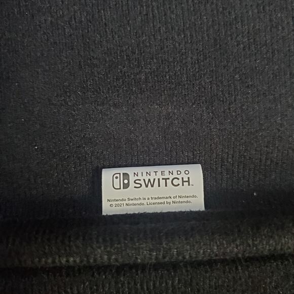 Nintendo Switch Black Case with Top Handle Full Zip Around Travel Stand - Picture 8 of 11